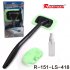 Windshield Clean Wiper  Car Glass Cleaner  Detachable Handle Brush  Home Cleaning Tool  Come with 2 Pads Washer Towel and Spray Bottle