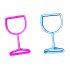 Wine Glass Neon Signs  USB Or Battery Powered LED Goblet Neon Light  KTV Bar Festival Atmosphere Lamp  Bedroom Wall Decoration  Wedding Supplies Birthday Gifts 