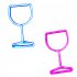 Wine Glass Neon Signs  USB Or Battery Powered LED Goblet Neon Light  KTV Bar Festival Atmosphere Lamp  Bedroom Wall Decoration  Wedding Supplies Birthday Gifts 