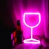 Wine Glass Neon Signs  USB Or Battery Powered LED Goblet Neon Light  KTV Bar Festival Atmosphere Lamp  Bedroom Wall Decoration  Wedding Supplies Birthday Gifts 