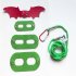 Wings  Shape  Pet  Harness  Leash  Rope Climbing Pet Out Traction Belt Walking Lizard Rope Christmas suit  including hat   traction rope 
