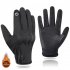 Winter Gloves For Men Women Full Palm Anti Slip Warm Touchscreen Full Finger Work Gloves For Cycling Hiking Running Skiing L