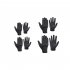 Winter Gloves For Men Women Full Palm Anti Slip Warm Touchscreen Full Finger Work Gloves For Cycling Hiking Running Skiing XL