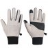 Winter Gloves Touch Screen Windproof Thickened Warm Gloves For Outdoor Driving Running Cycling Texting light grey L