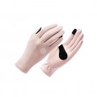 Winter Gloves Women Ski Gloves DY46 Liners Thermal Warm Touch Screen For Cycling Running Driving Hiking Walking pink One