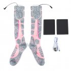 Winter Heated Socks For Men Women, Electric 3 Modes Adjustable Heated Socks, Battery Heated Socks