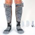 Winter Heated Socks For Men Women  Electric 3 Modes Adjustable Heated Socks  Battery Heated Socks For Skiing Cycling Camping Skating Fishing Hiking grey 4000 mA
