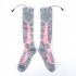 Winter Heated Socks For Men Women  Electric 3 Modes Adjustable Heated Socks  Battery Heated Socks For Skiing Cycling Camping Skating Fishing Hiking grey 4000 mA