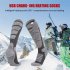 Winter Heated Socks For Men Women  Electric 3 Modes Adjustable Heated Socks  Battery Heated Socks For Skiing Cycling Camping Skating Fishing Hiking grey 4000 mA