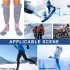 Winter Heated Socks For Men Women  Electric 3 Modes Adjustable Heated Socks  Battery Heated Socks For Skiing Cycling Camping Skating Fishing Hiking grey 4000 mA