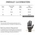 Winter Outdoors Sports Gloves for Women and Men Touch Screen Waterprood Windproof Warm Simier Gloves black XL