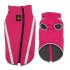 Winter Pet Dog Clothes Warm Coat with Reflective Stripes Outfit Vest for Small Medium Large Dogs Rose red 5XL
