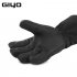 Winter Portable Bike Gloves Warm Skiing Gloves Waterproof Windproof Riding Cold Proof Thickened Gloves black M