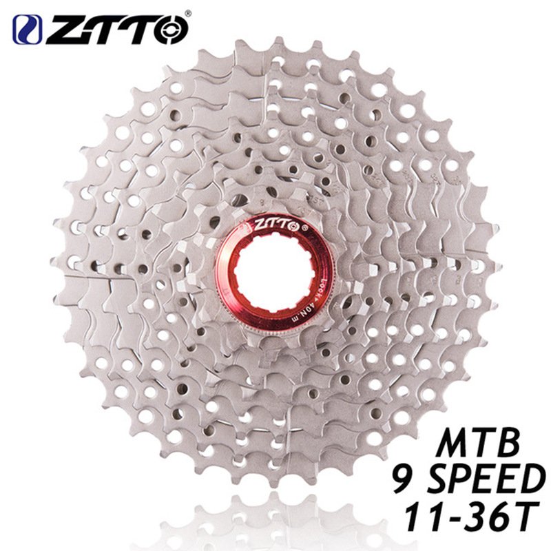 ZTTO MTB Mountain Bicycle Parts 9 s 11T-36T Cassette Freewheels  9S 11-36T