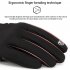 Winter Ski Cycling Gloves For Men Women Full Finger Waterproof Fleece Lined Thickened Warm Touch screen Zipper Gloves DB03 linen grey S