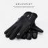 Winter Ski Cycling Gloves For Men Women Full Finger Waterproof Fleece Lined Thickened Warm Touch screen Zipper Gloves DB03 linen grey S