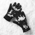 Winter Ski Cycling Gloves For Men Women Full Finger Waterproof Fleece Lined Thickened Warm Touch screen Zipper Gloves DB03 linen grey S