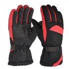 Winter Ski Gloves Snow Outdoor Sport Women Men Waterproof Warm Snowmobile Motorcycle Snowboard Ski Gloves red_One size