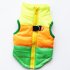 Winter Soft Warm Clothing Pet Jacket Vest Cotton Padded Clothes with Traction Buckle