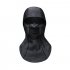 Winter Thermal Fleece Full Face Mask Warmer Cycling Hood Liner Sports Ski Bicycle Hat Cap black One size