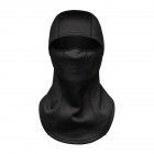 Winter Thermal Fleece Full Face Mask Warmer Cycling Hood Liner Sports Ski Bicycle Hat Cap black_One size