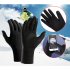 Winter Thermal Warm Full Finger Gloves Cycling Anti Skid Touch Screen Warm Gloves for Winter Outdoor Sports DB21 black M