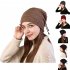 Winter USB Heated Hat Knitted Acrylic Fibres Hats Neck Warmer For Winter Warm Soft Rechargeable Winter Hats Outdoor Sports Heated Cap For Women Men Grown ups Kh