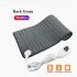 Winter Warm Electric Heating Pad Physiotherapy Heating Blanket Pain Relief EU Plug 40x30cm Silver Grey