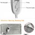 Winter Warm Electric Heating Pad Physiotherapy Heating Blanket Pain Relief EU Plug 40x30cm Dark Grey