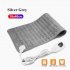 Winter Warm Electric Heating Pad Physiotherapy Heating Blanket Pain Relief EU Plug 40x30cm Dark Grey