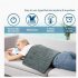 Winter Warm Electric Heating Pad Physiotherapy Heating Blanket Pain Relief EU Plug 60x30cm Silver Grey