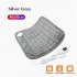 Winter Warm Electric Heating Pad Physiotherapy Heating Blanket Pain Relief EU Plug 60x30cm Dark Grey