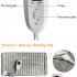 Winter Warm Electric Heating Pad Physiotherapy Heating Blanket Pain Relief EU Plug 60x30cm Dark Grey