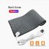 Winter Warm Electric Heating Pad Physiotherapy Heating Blanket Pain Relief EU Plug 76x40cm Dark Grey