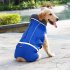 Winter Waterproof Outdoor Pet Dog Jacket Reflective Thicken Warm Coat Dog Clothes blue XXL