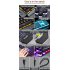 Wire Control Game Keyboard Mouse Combo Backlit Gaming Keyboard Ergonomic 3200 Dpi Optical Mouse Black Suit
