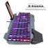 Wire Control Game Keyboard Mouse Combo Backlit Gaming Keyboard Ergonomic 3200 Dpi Optical Mouse Black Suit