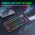 Wire Control Gaming Keyboard Y200 RGB Colorful Backlight 87 key Usb Keyboard For Laptop Desktop Pc Computer black