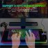 Wire Control Gaming Keyboard Y200 RGB Colorful Backlight 87 key Usb Keyboard For Laptop Desktop Pc Computer black