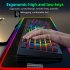 Wire Control Gaming Keyboard Y200 RGB Colorful Backlight 87 key Usb Keyboard For Laptop Desktop Pc Computer black