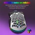 Wire Control Gaming Mouse RGB Backlight 7200dpi Adjustable Lightweight Mouse With Interchangeable Back Cover black