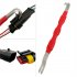 Wire Terminal Tool Terminal Removal Tool Dual End Design Automotive Electrical Terminal Connector Separator Removal Tool For Most Electrical Connectors red