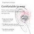Wire controlled Headphones With Microphone Ergonomic In ear Hi Fi Music Sports Earbuds Gaming Headset black red