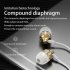 Wire controlled Headphones With Microphone Ergonomic In ear Hi Fi Music Sports Earbuds Gaming Headset black red