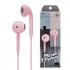 Wire controlled Headset With Microphone In line Subwoofer Music Earbuds Hands free Calling Ergonomic Headphone Navy blue