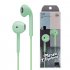Wire controlled Headset With Microphone In line Subwoofer Music Earbuds Hands free Calling Ergonomic Headphone black
