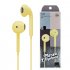 Wire controlled Headset With Microphone In line Subwoofer Music Earbuds Hands free Calling Ergonomic Headphone blue