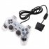 Wired Connection Gamepad Game Controller for PS2 white