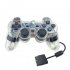 Wired Connection Gamepad Game Controller for PS2 white