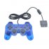 Wired Connection Gamepad Game Controller for PS2 white